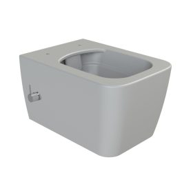   CeraStyle HERA fali WC - MATT SZÜRKE - BEÉPÍTETT bidé funkcióval - perem nélküli