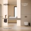 CeraStyle HERA fali WC - MATT FEHÉR - rimless - perem nélküli - rejtett szerelésű