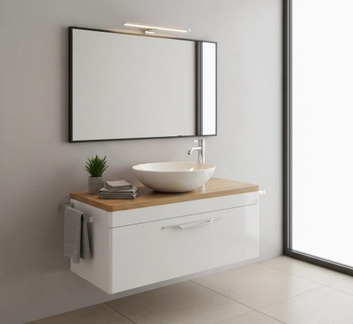 CeraStyle ZERO - PULTRA ültethető - Top Counter - porcelán mosdó - O - Ø 46 cm