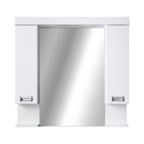   Viva SZQUARE 100 Tükrös fürdőszobai szekrény - DUPLA szekrénnyel - 100 x 97 x 15 cm