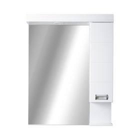   Viva SZQUARE 65 Tükrös fürdőszobai szekrény - JOBBOS szekrénnyel - 65 x 97 x 15 cm