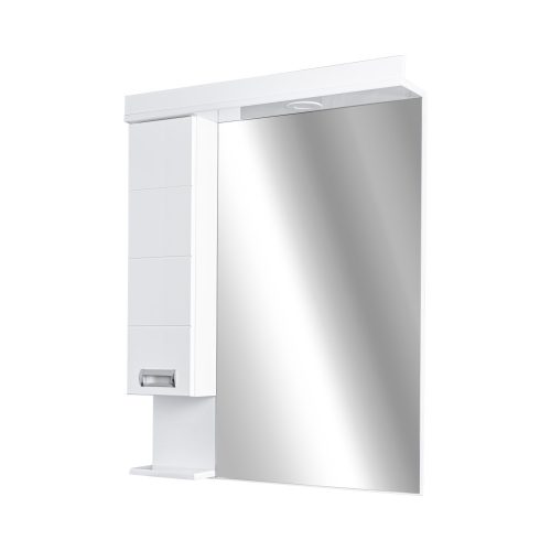 Viva SZQUARE 65 Tükrös fürdőszobai szekrény - BALOS szekrénnyel - 65 x 97 x 15 cm