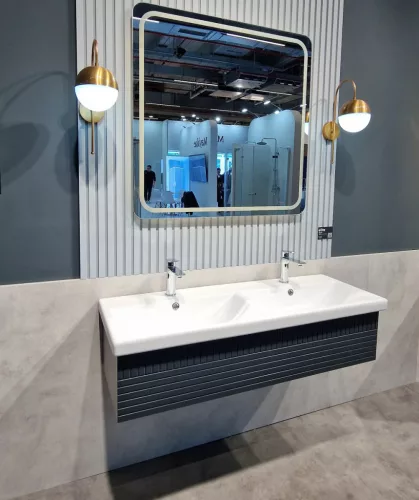 CeraStyle ELITE - DUPLA porcelán mosdókagyló - 120 x 45 cm