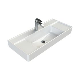   CeraStyle SHARP - KESKENY - porcelán mosdókagyló - 85 x 38 cm