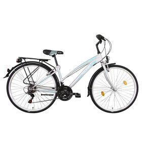 Koliken Gisu 28 kerékpár női grafit-türkiz váltós