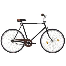 Koliken 28 Férfi kontrás kerékpár fekete 59 cm-es váz