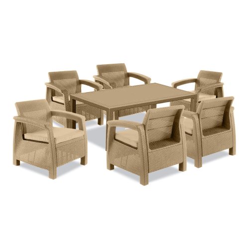 Corfu Big duo kerti bútor garnitúra melody asztallal