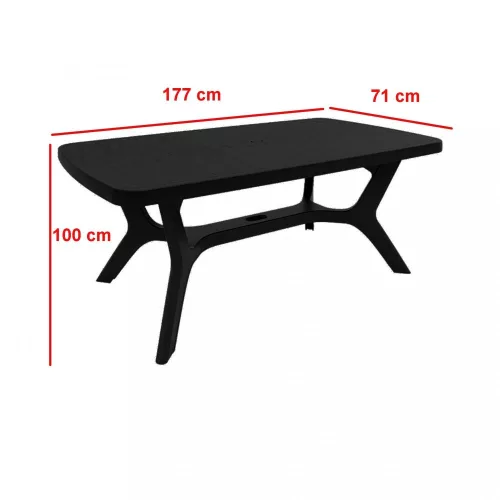 Balorca 6+1 kerti bútor garnitúra szett