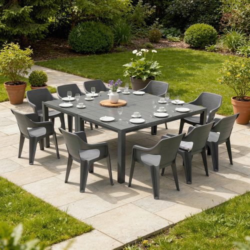 Florin 10+1 kerti bútor garnitúra szett