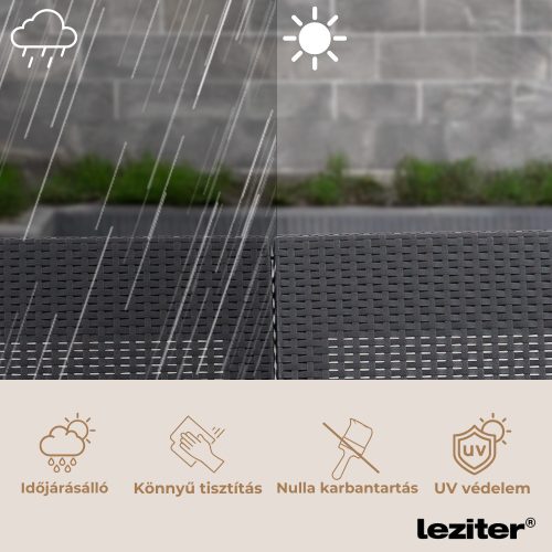 Claire VI 5 személyes kerti bútor garnitúra orlando asztallal