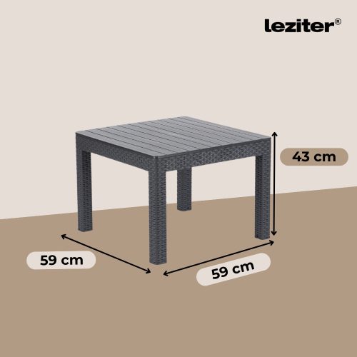 Claire 5 személyes kerti sarokgarnitúra orlando asztallal