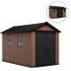 Newton Plus wide 11 x 7,5 műanyag kerti ház barna