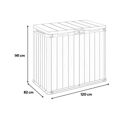 Signature store it out műanyag kerti tároló 1150 l