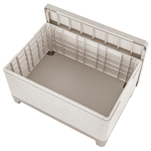 Scandi jute tárolós asztal