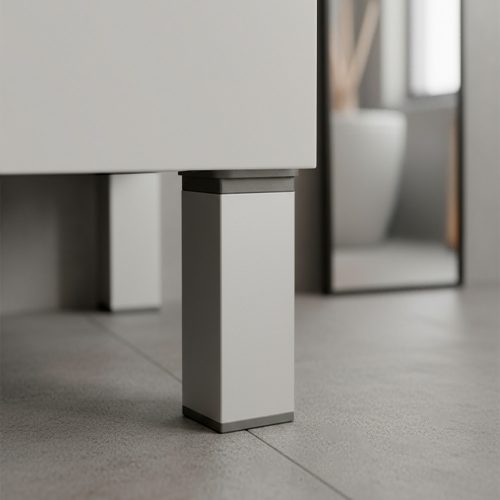 Uni bútorláb 150 mm ezüst