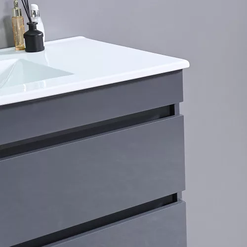 Cube 100 alsó szekrény mosdóval