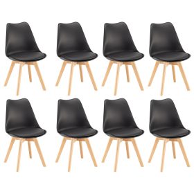 Silla étkezőszék 8 db fekete színben