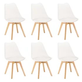 Silla étkezőszék 6 db fehér színben