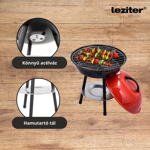 Faszenes kerti gömb grillsütő