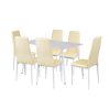 Jenna 6+1 étkező garnitúra bézs