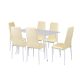 Jenna 6+1 étkező garnitúra bézs