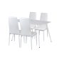 Jenna 4+1 étkező garnitúra fehér