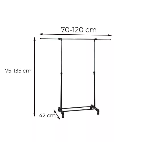 Ruhaállvány LRA-06 fekete