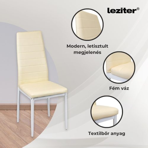 Norman 4+1 étkező garnitúra bézs