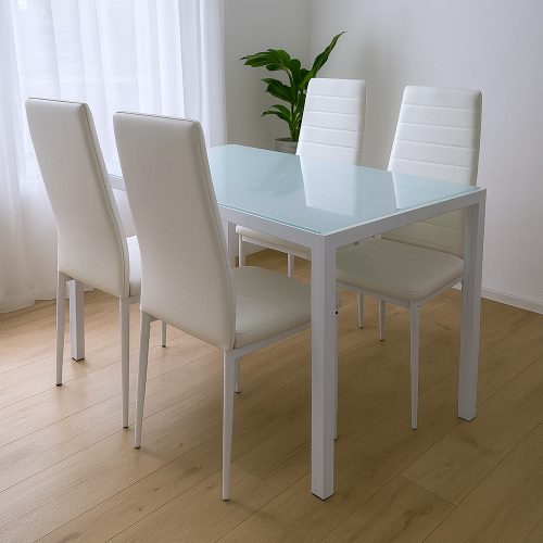 Portland 4+1 étkező garnitúra fehér