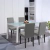Mira 4+1 étkező garnitúra fehér-szürke