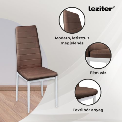 Liana 4+1 étkező garnitúra barna