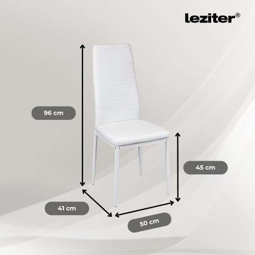 Liana 4+1 étkező garnitúra fehér