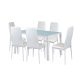 Liana 6+1 étkező garnitúra fehér