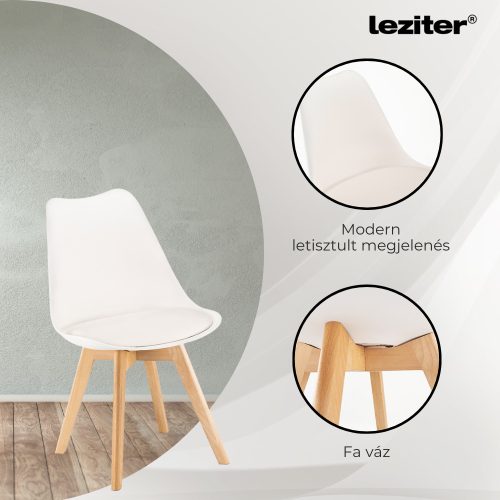 Zara 6+1 étkező garnitúra fehér-fehér