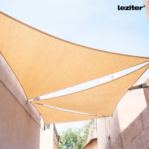 Rana napvitorla háromszög alakú 3x3x3 m bézs