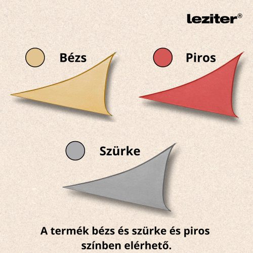 Rana napvitorla háromszög alakú 4x4x4 m bézs