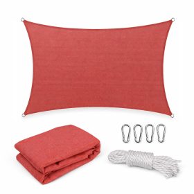 Rana napvitorla négyszög alakú 4x5 m piros
