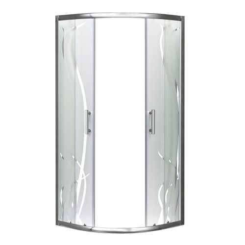 Spirit Bamboo 80x80 cm íves zuhanykabin zuhanytálca nélkül
