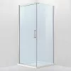 Simple nyílóajtós szögletes zuhanykabin zuhanytálca nélkül