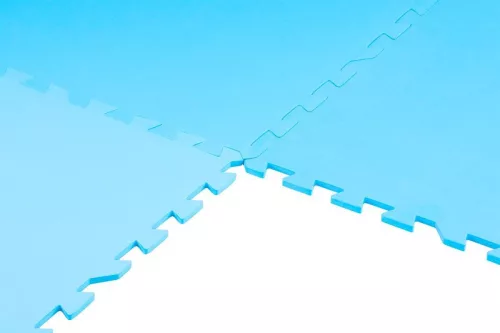 EVA medence szőnyeg, 500 x 500 x 8 mm, kék, 9 db, Extra erős