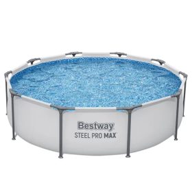   BESTWAY Steel Pro Max csővázas medence szett, 305 x 76 cm, papírszűrős, vízkapacitás 4678 l (56408)