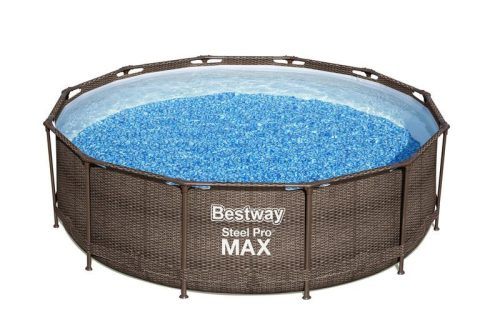 Bestway Steel Pro Max Rattan 3,66 m x 100 cm medence szett (56709)
