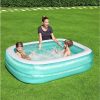 BESTWAY, Car Pool családi medence, 201 x 150 x 51cm, zöld (54005)