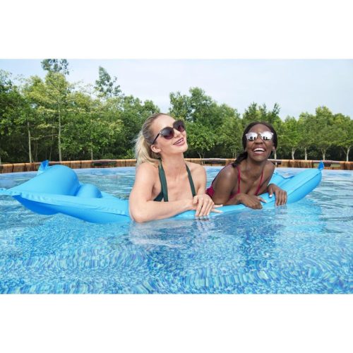 BESTWAY Power Steel csővázas medence szett, 549 x 122 cm, papírszűrővel, létrával, takaróponyvával, ChemConnect adagolóval (56977)