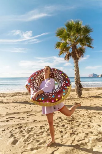 BESTWAY úszógumi, 36118, Donut, gyermek, felfújható, úszógumi, 107 cm