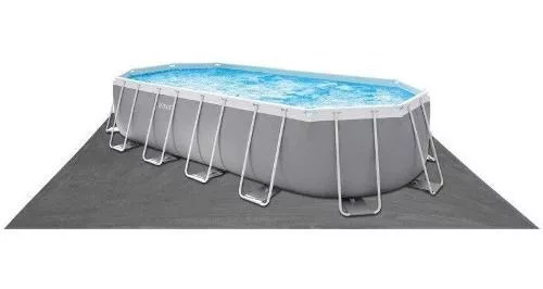 INTEX MetalPrism Set ovális medence 610 x 305 x 122 cm (26798)