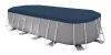 INTEX MetalPrism Set ovális medence 610 x 305 x 122 cm (26798)