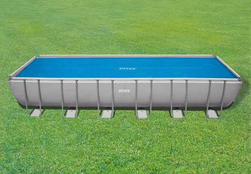 Intex 4,88m x 2,44m prémium medence szolártakaró (méretre is vágható) (28029)
