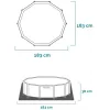 INTEX Metal Frame Canopy medence 183 x 38 cm, kék (28209)