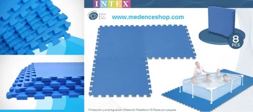 INTEX medence szőnyeg, 10mm, 2 m2/csomag , kék (29081)